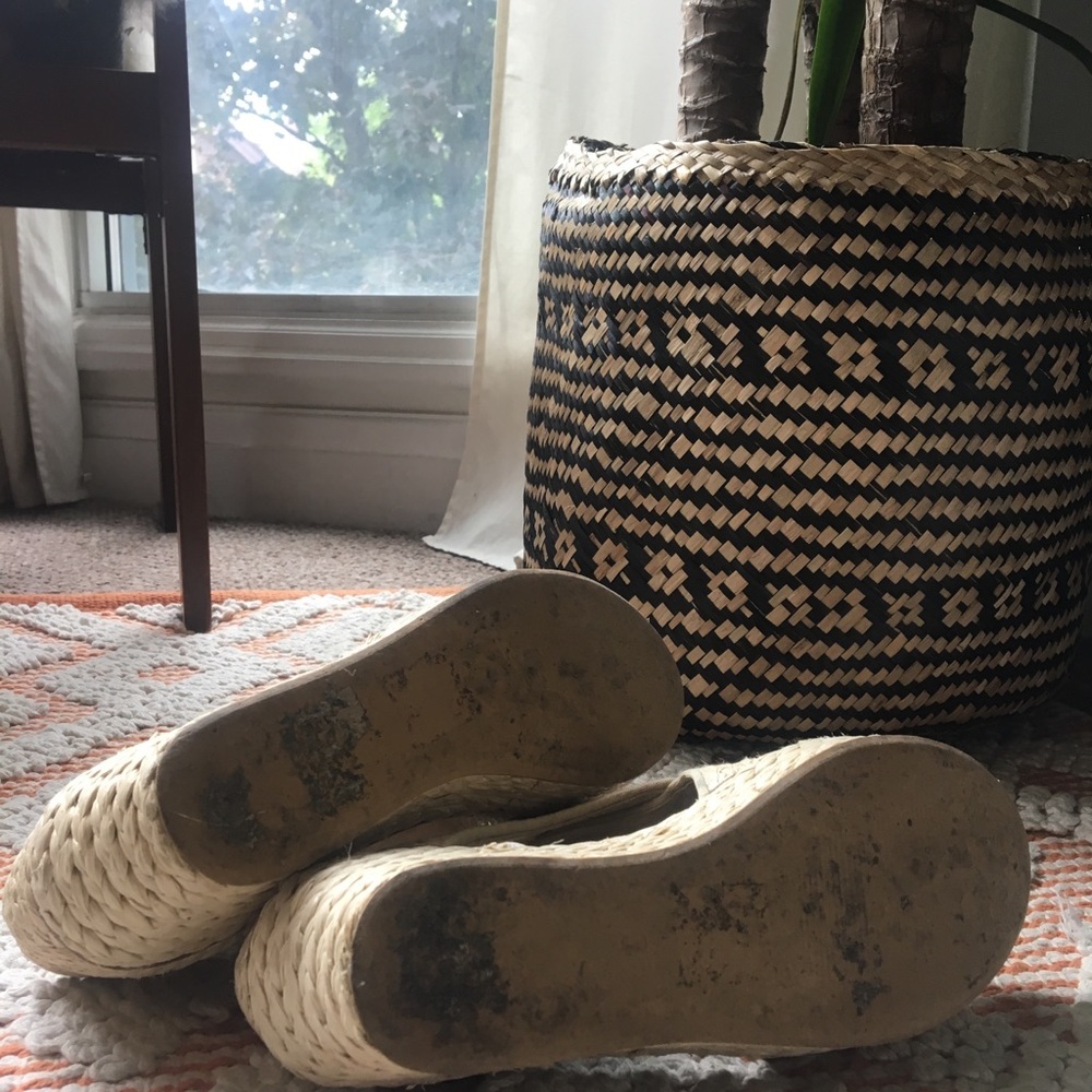 Shellys London Raffia Wedges - Picture 6 of 7